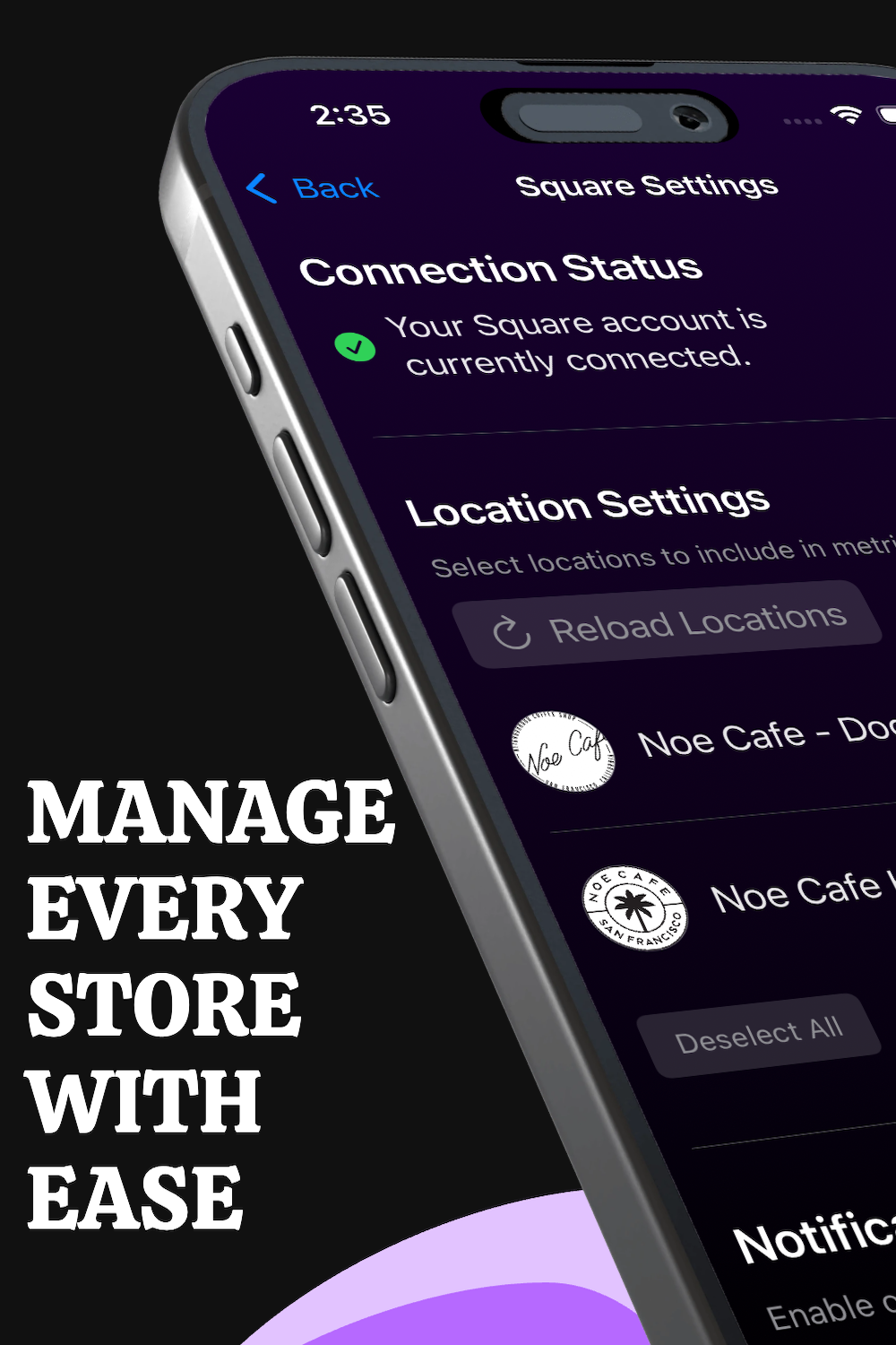 Sidekick notification stream with actionable context
