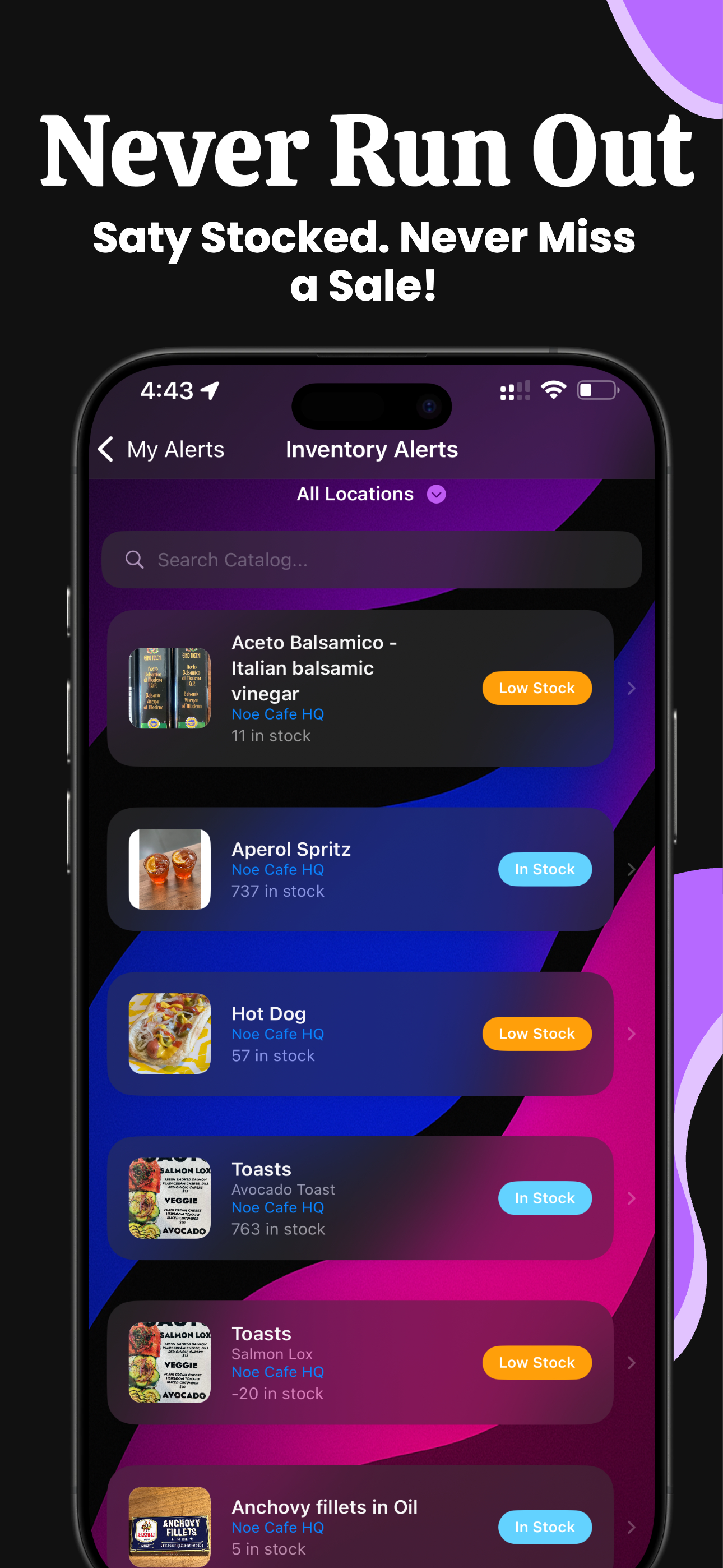 Team recognition feed celebrating top performers